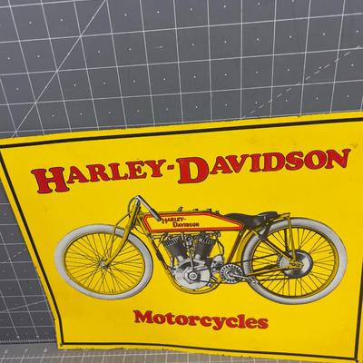 Indian Chief and Harley Davidson METAL Signs 
