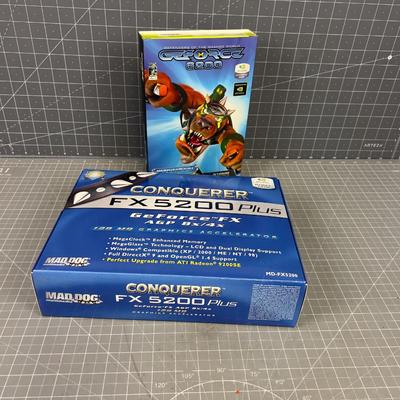 PC Graphic Cards, Open Boxes