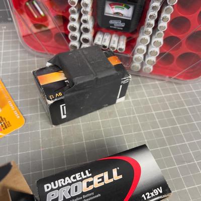 BATTERIES AAA, AA and 9Volt