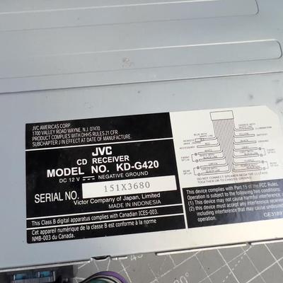 JVC and a Pioneer CAR STEREO 