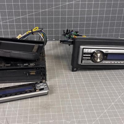 JVC and a Pioneer CAR STEREO 