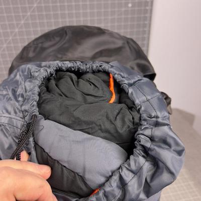 OZARK Trails Mummy Bag, Zero Degree Grey / Black