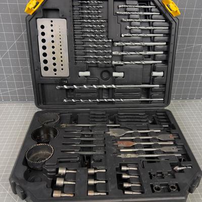 Drill Bit Set with Carrying Case