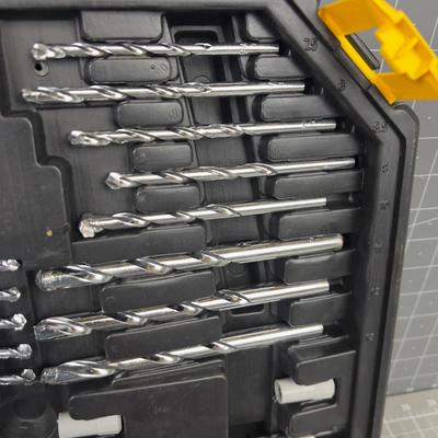 Drill Bit Set with Carrying Case
