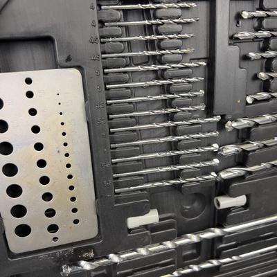Drill Bit Set with Carrying Case