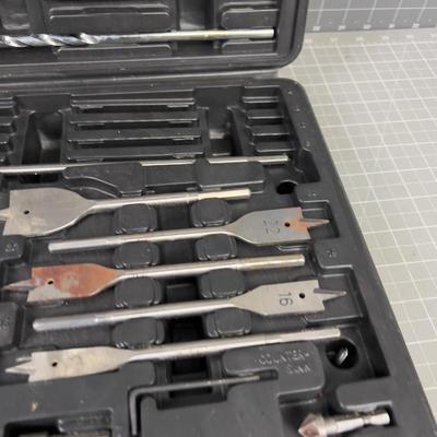 Drill Bit Set with Carrying Case
