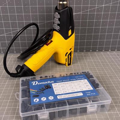 Wagner Heat Gun and Package of Shrink Tubbing 