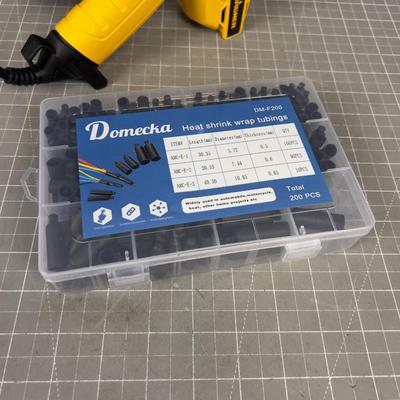 Wagner Heat Gun and Package of Shrink Tubbing 