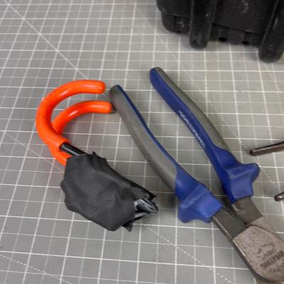 Bin Full of Tools and Pliers 