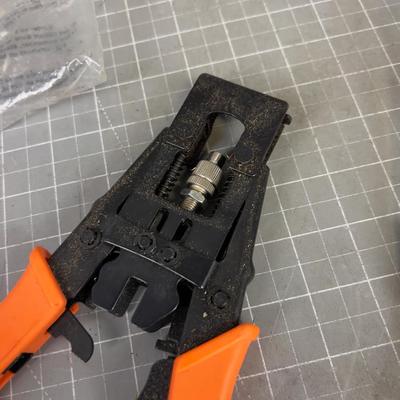 ETEK City Cable Connector Crimper for Coaxal 