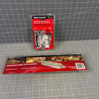 2 New Grill parts; Burner and Ignitor NEW 