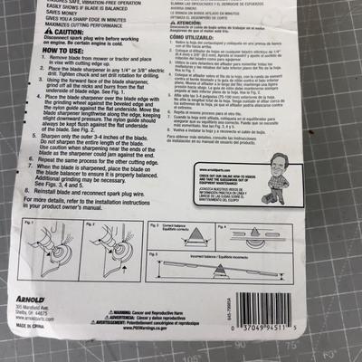 NEW Sharpening / Balancing Kit for Lawn Mower Blades
