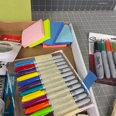 Office Lot; Markers, Post its and Highlighters 