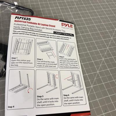 PYLE foldable DJ Laptop stand