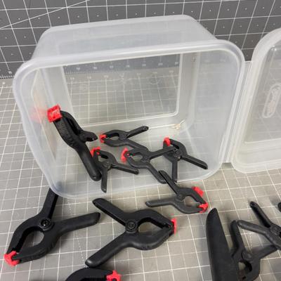 Lot of Spring Clamps