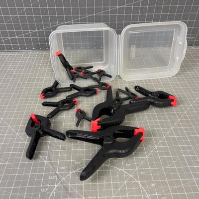 Lot of Spring Clamps