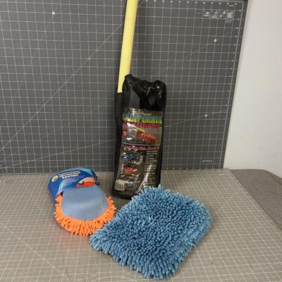 CAR Cleaning Lot: Mit, Duster, Polishing items