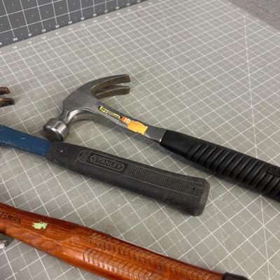 (4) Claw Hammers 