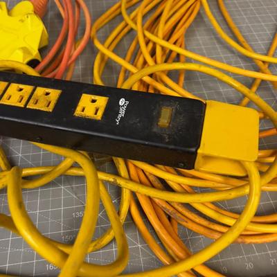 100 footer, 25 footer and a Heavy Duty Plug Multiplier (2) 