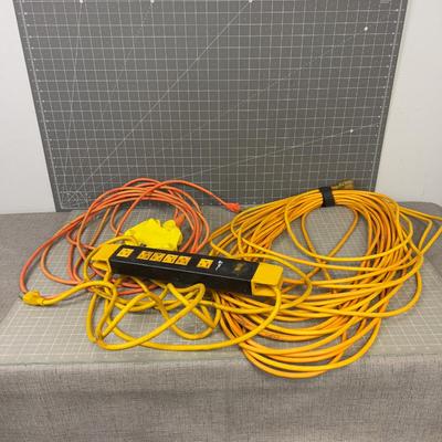 100 footer, 25 footer and a Heavy Duty Plug Multiplier (2) 
