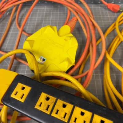 100 footer, 25 footer and a Heavy Duty Plug Multiplier (2) 