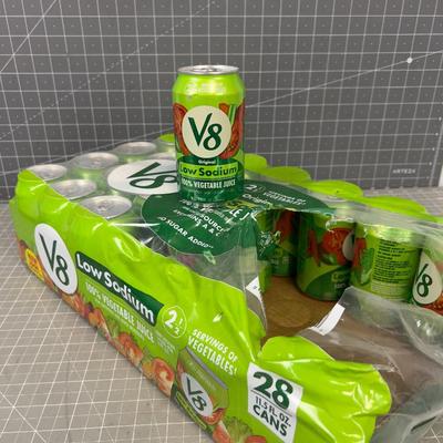 19 Cans of V8 Juice