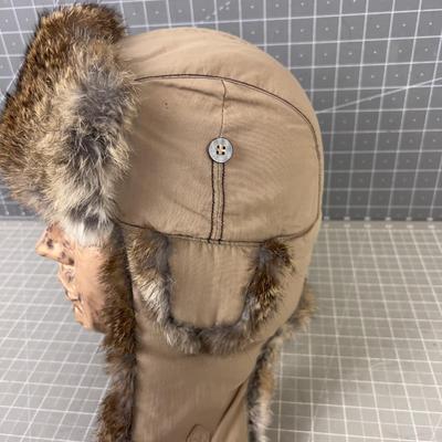 Real Rabbit Fur BOMMER Hat
