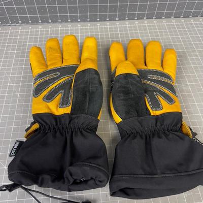 TRUCK Leather Ski Gloves 
