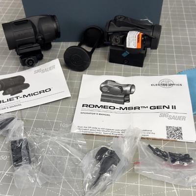 SIG SAUER Romeo-MSR GEN II Combo Kit JULIET3 Micro 2 MOA