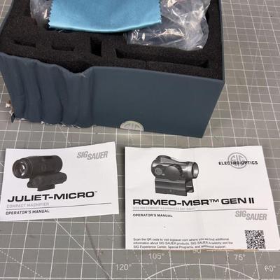 SIG SAUER Romeo-MSR GEN II Combo Kit JULIET3 Micro 2 MOA