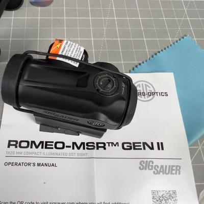 SIG SAUER Romeo-MSR GEN II Combo Kit JULIET3 Micro 2 MOA