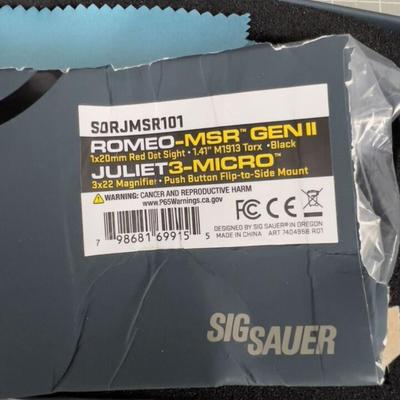 SIG SAUER Romeo-MSR GEN II Combo Kit JULIET3 Micro 2 MOA
