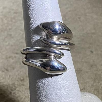 vintage JOSEPH ESPOSITO DESIGNER STERLING SILVER RING SIZE 6