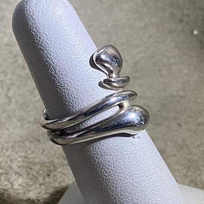 vintage JOSEPH ESPOSITO DESIGNER STERLING SILVER RING SIZE 6