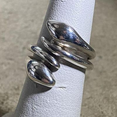 vintage JOSEPH ESPOSITO DESIGNER STERLING SILVER RING SIZE 6