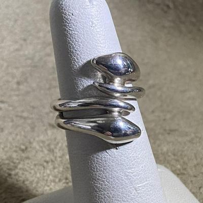vintage JOSEPH ESPOSITO DESIGNER STERLING SILVER RING SIZE 6