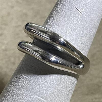modernist ESPO SIG JOSEPH ESPOSITO STERLING SILVER RING SIZE 7.75