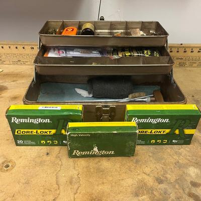Remington Rifle Cartridges & Gun Cleaning Tools (B1-MG)