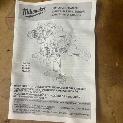 Milwaukee M18 Cordless Drill & Driver (B1-MG)