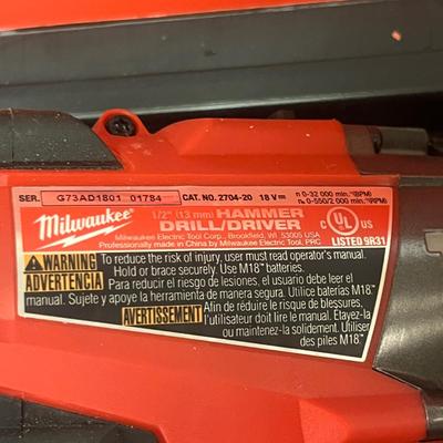 Milwaukee M18 Cordless Drill & Driver (B1-MG)