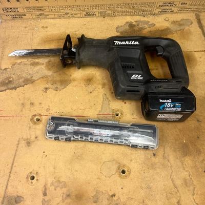 Two Makita Drills & Makita Reciprocating Saw (B1-MG)