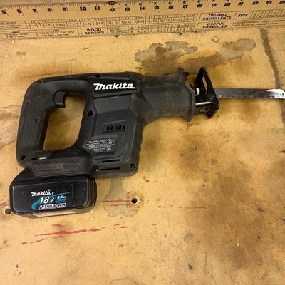 Two Makita Drills & Makita Reciprocating Saw (B1-MG)