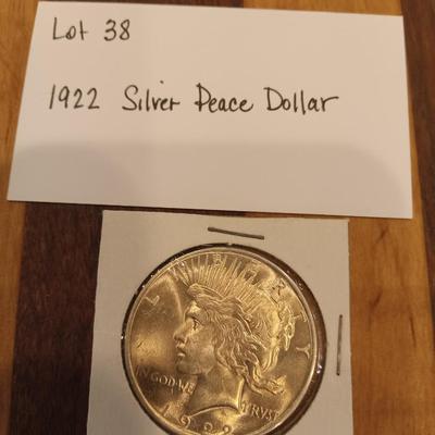 1922 Peace Dollar