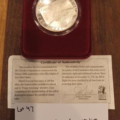 1991 .999 1 troy ounce