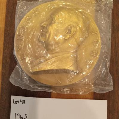 1963 commemorative Lyndon B Johnson