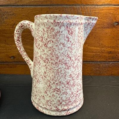 Collection of Blue & Red Ceramic Serving Dishes