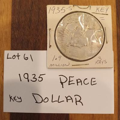 1935 Peace Dollar