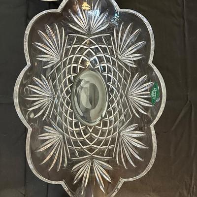 Crystal Pitchers and Bowl