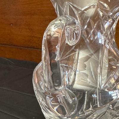 Crystal Pitchers and Bowl