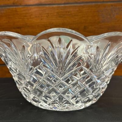 Crystal Pitchers and Bowl